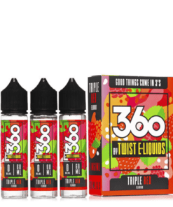 360 Twist Triple Red eJuice 3-Pack